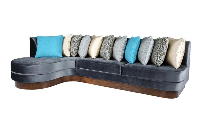 Wood Frame Corner Sectional Sofa | Gainwell